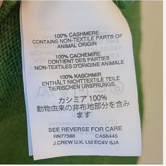 J Crew Collection Italian Cashmere Ruffle Polo Short Sleeve Sweater S - Picture 8 of 9